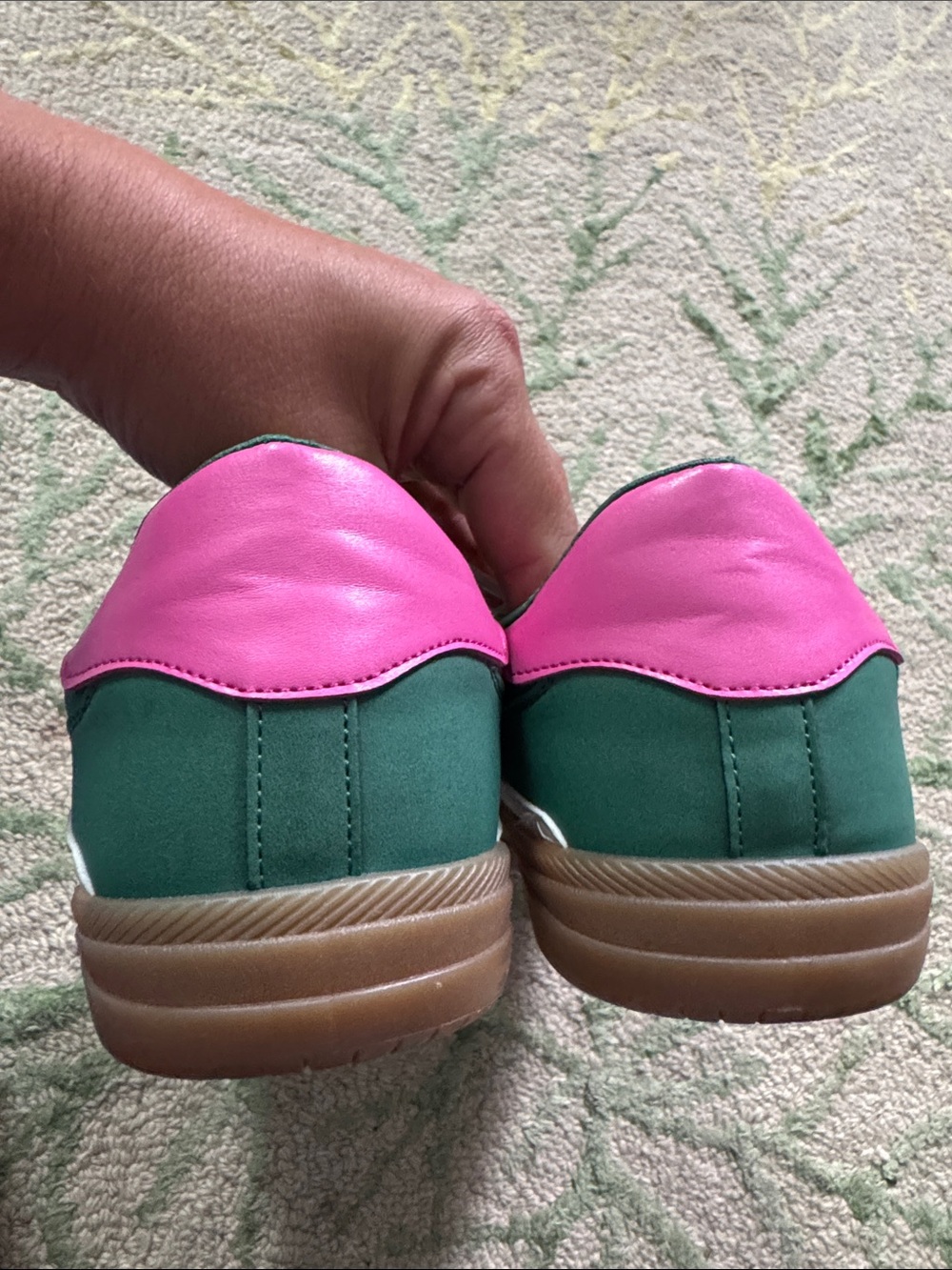 Dolce Vita Sybela green pink and white sneaker trainers 8.5 - Picture 5 of 7